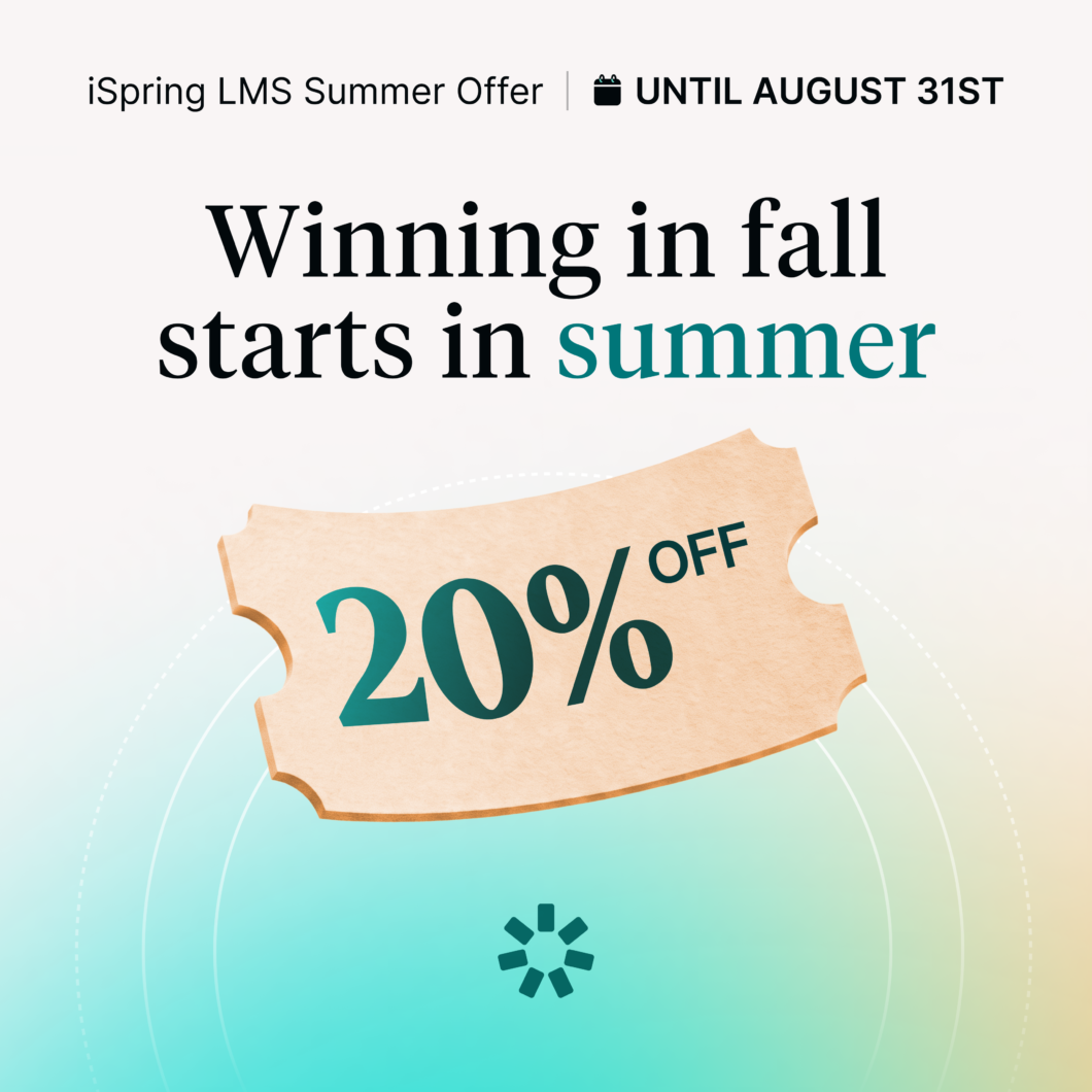 "iSpring LMS Summer Sale"